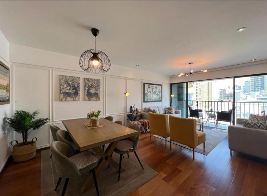 Exclusivo Y Moderno Depa En Miraflores Vista Al Mar Y A La Ciudad Amoblado Apartments 利马 外观 照片