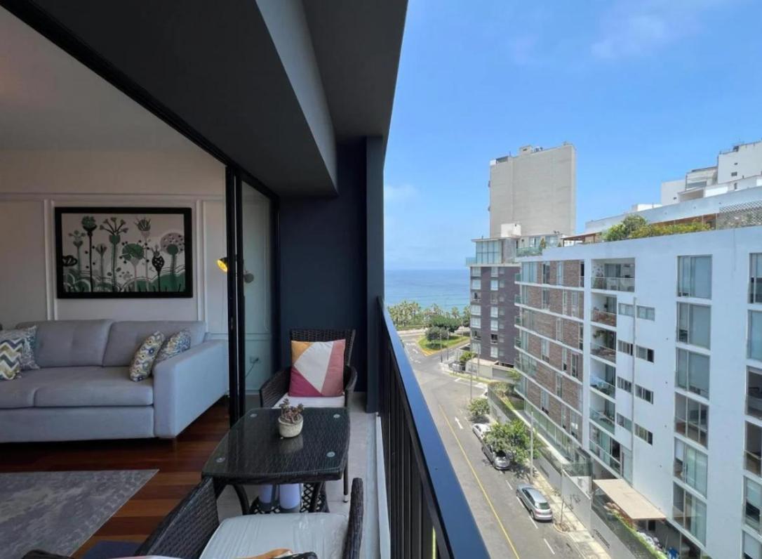 Exclusivo Y Moderno Depa En Miraflores Vista Al Mar Y A La Ciudad Amoblado Apartments 利马 外观 照片